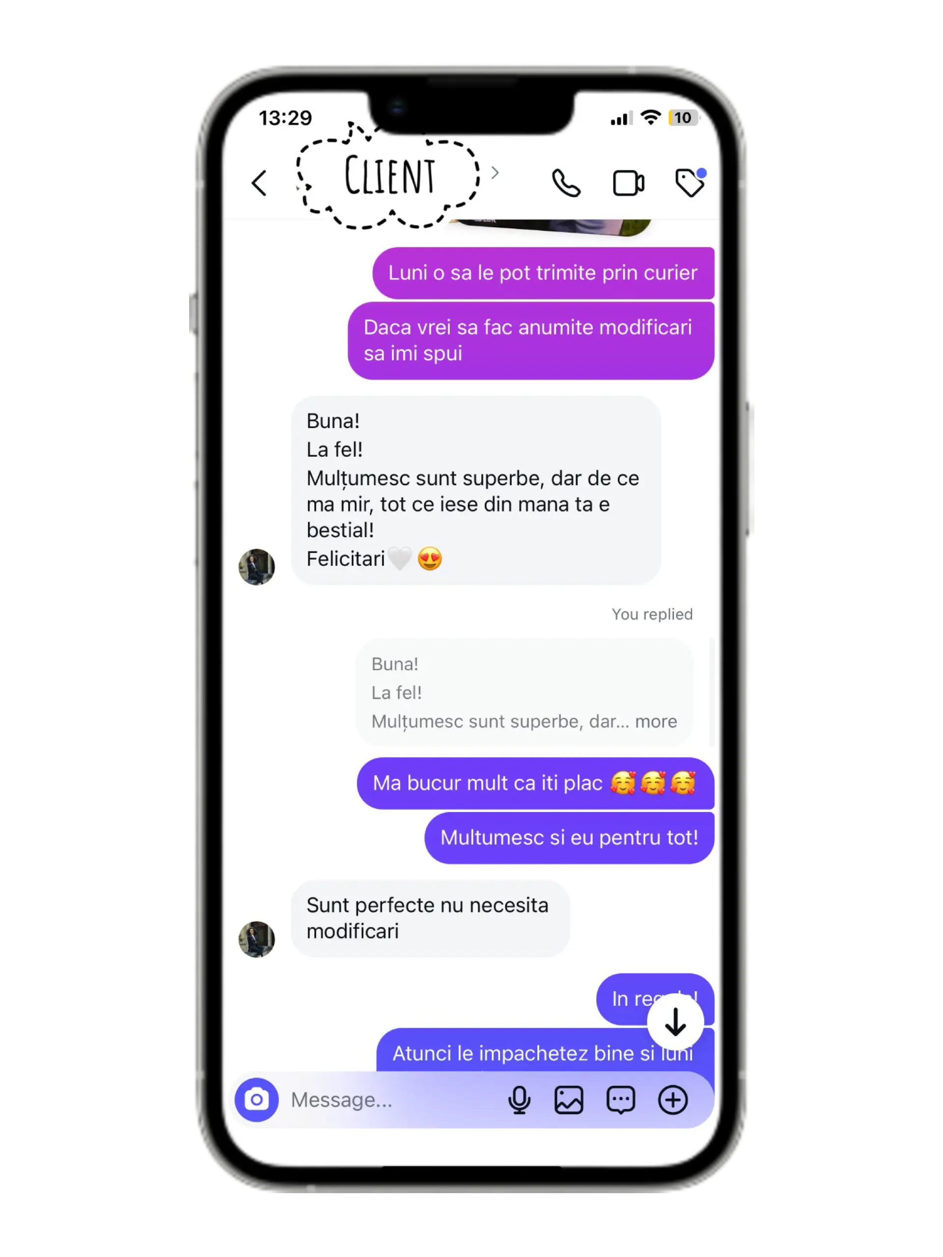 Feedback client