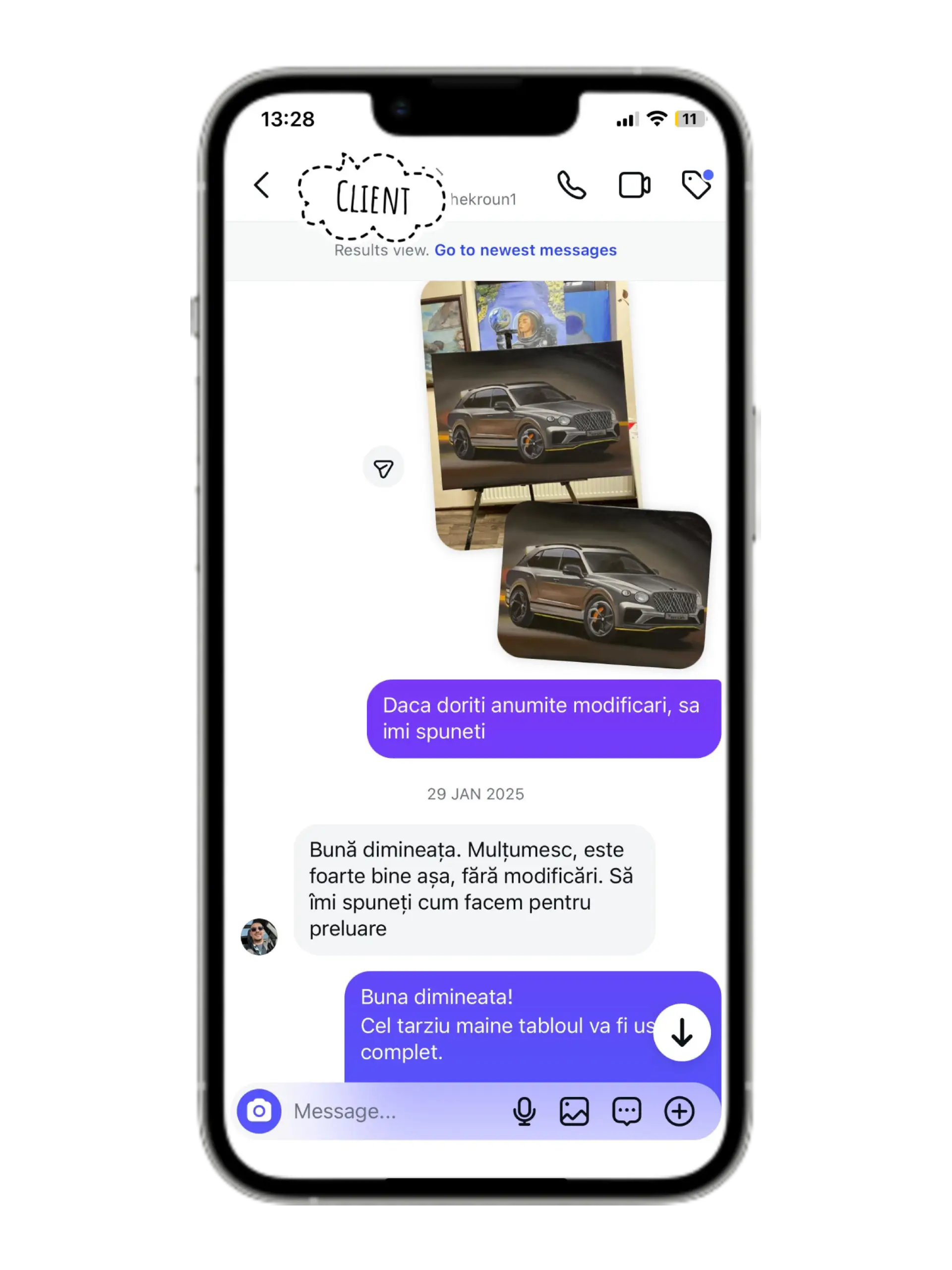 Feedback client