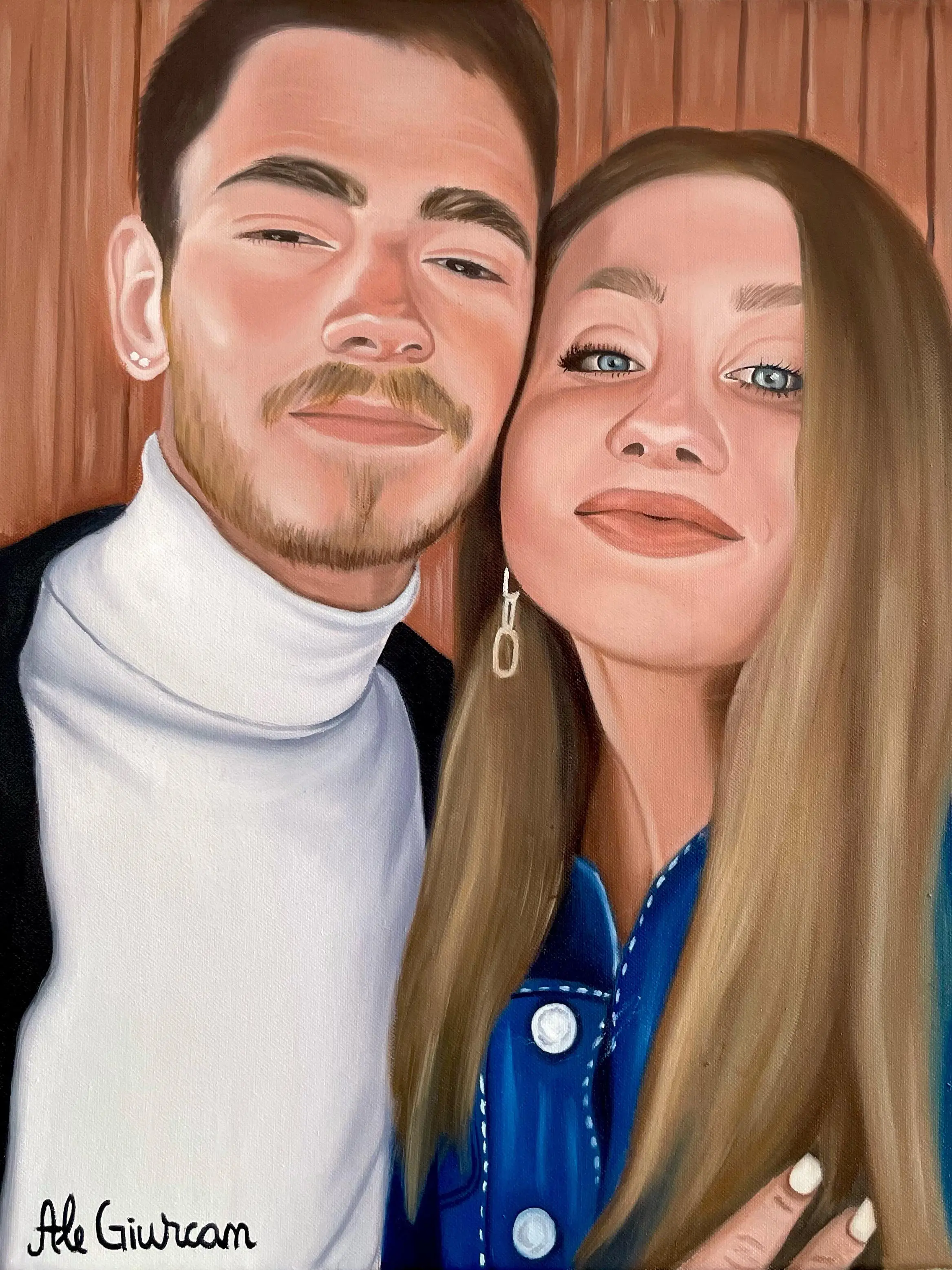 portret dimensiune mica